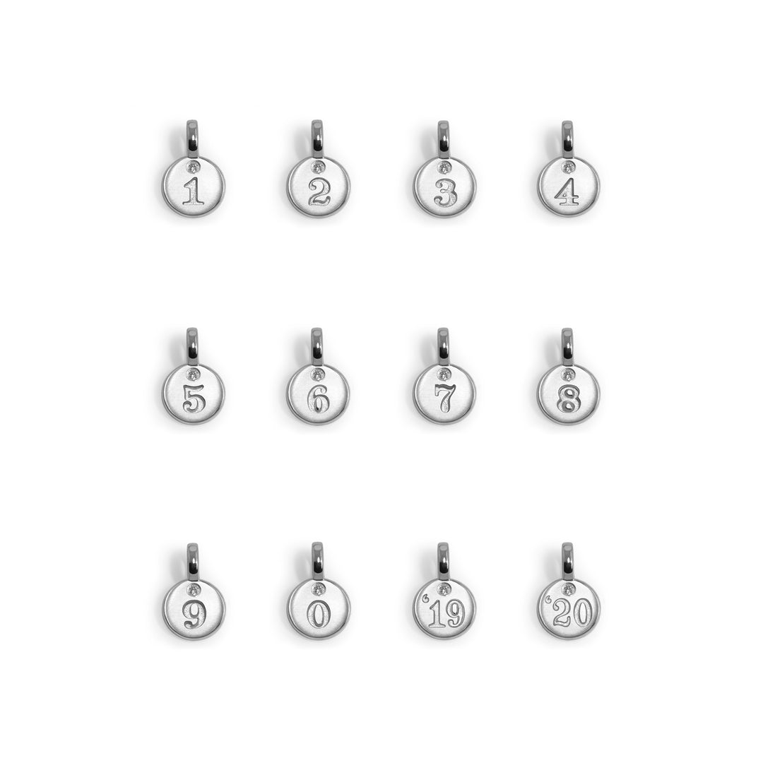 Alex Woo Mini Additions™ Numbers (0-9) Charm Necklace