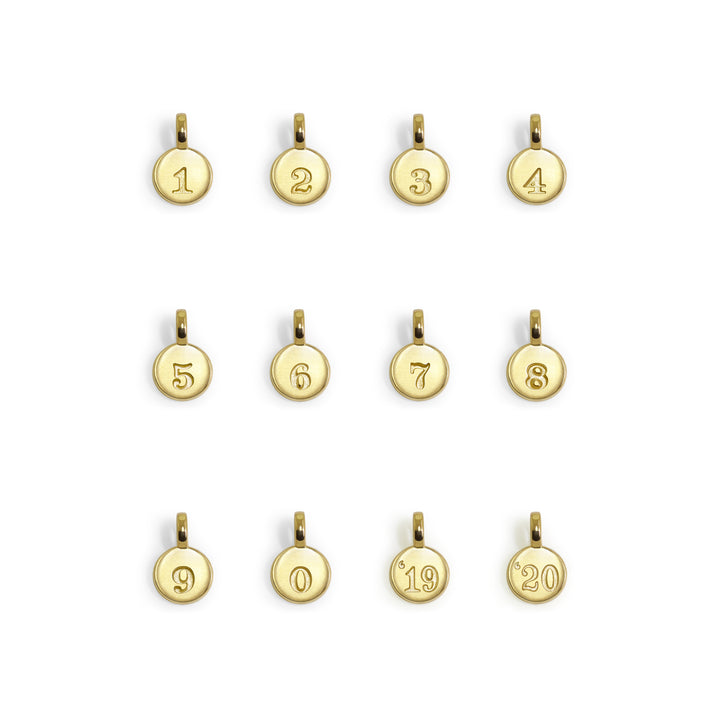 Alex Woo Mini Additions™ Numbers (0-9) Charm Necklace