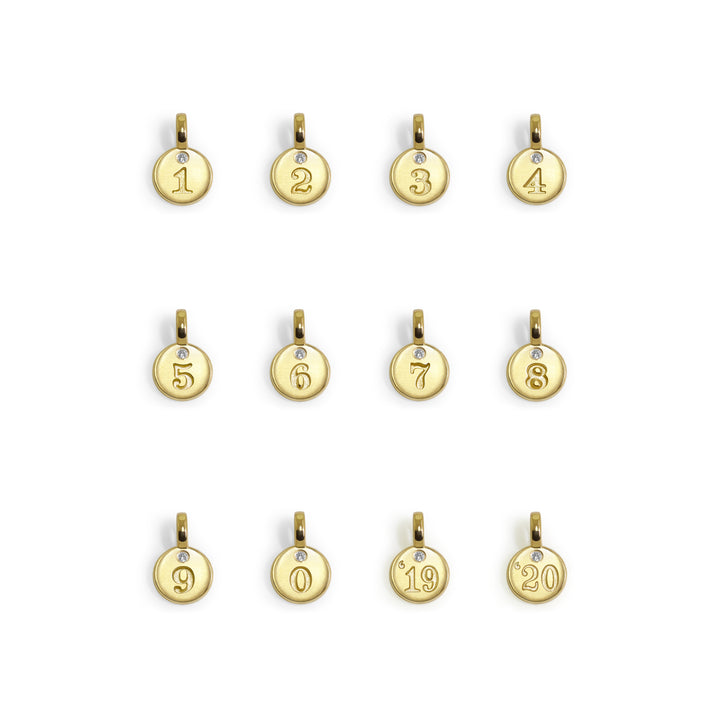 Alex Woo Mini Additions™ Numbers (0-9) Charm Necklace