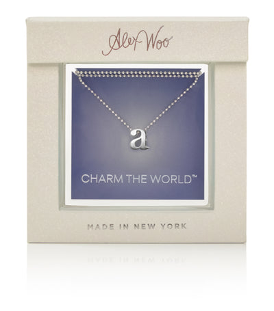 14k White Gold & Diamond Letter J