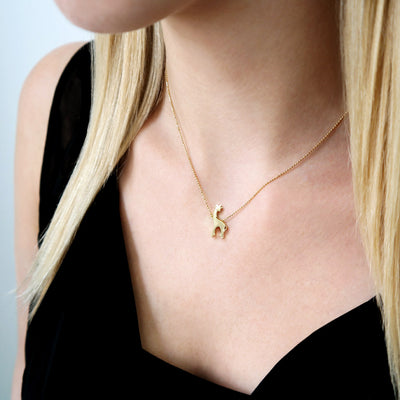 Alex Woo Animals Giraffe Charm Necklace