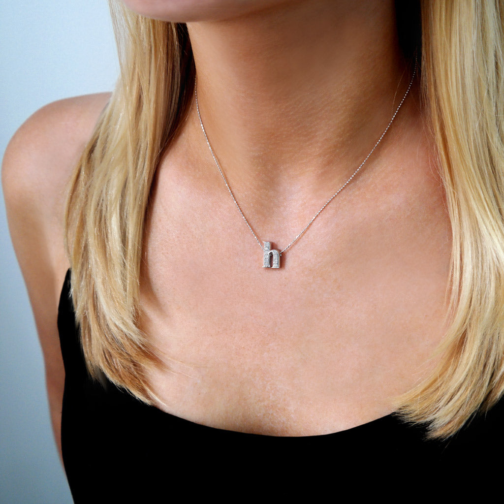 Alex Woo Little Letter H Initial Charm Necklace – Alex Woo Jewelry