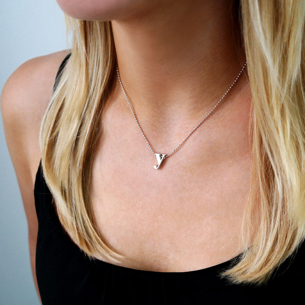Alex Woo Little Letter Y Initial Charm Necklace – Alex Woo Jewelry