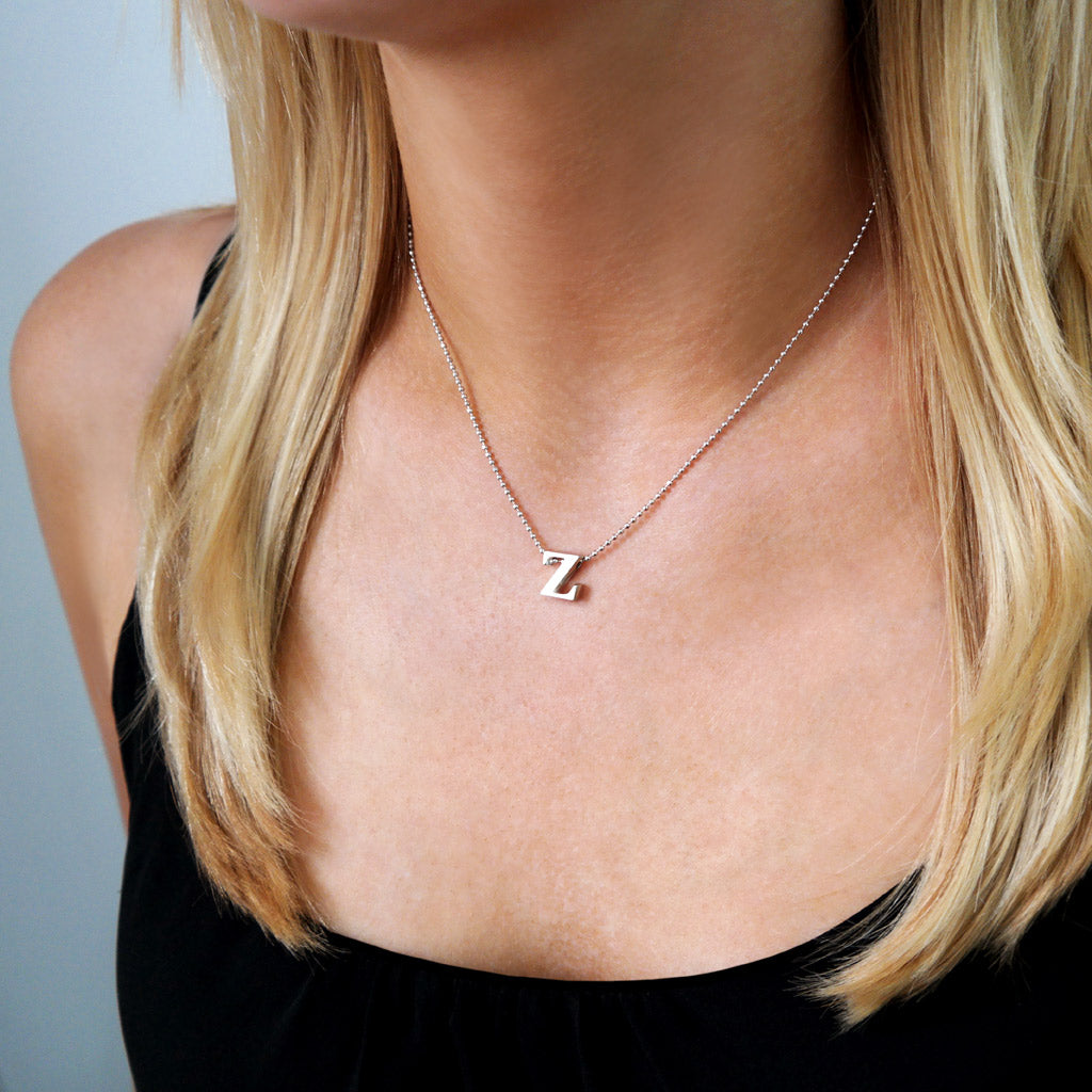 Alphabet Necklace Z Elsa Peretti® 18K Gold Letter