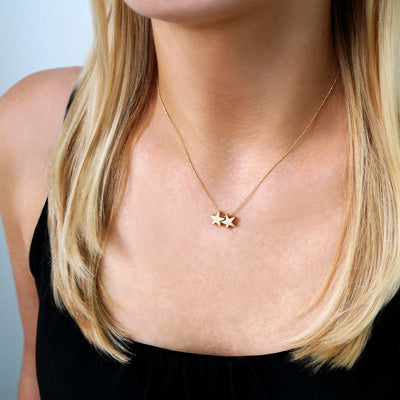 Alex Woo Zodiac Gemini Charm Necklace