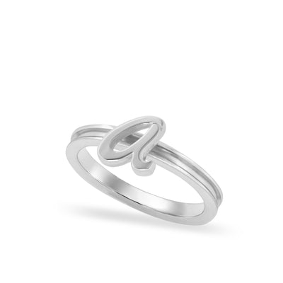 Custom Sterling Silver Autograph Ring