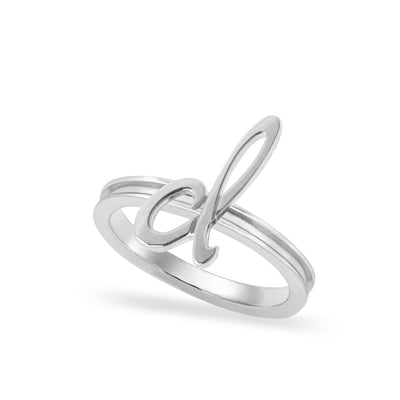 Custom Sterling Silver Autograph Ring