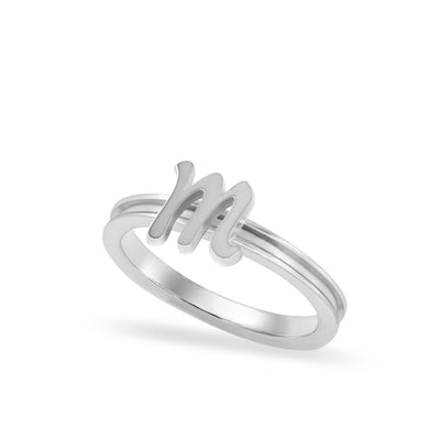 Custom Sterling Silver Autograph Ring