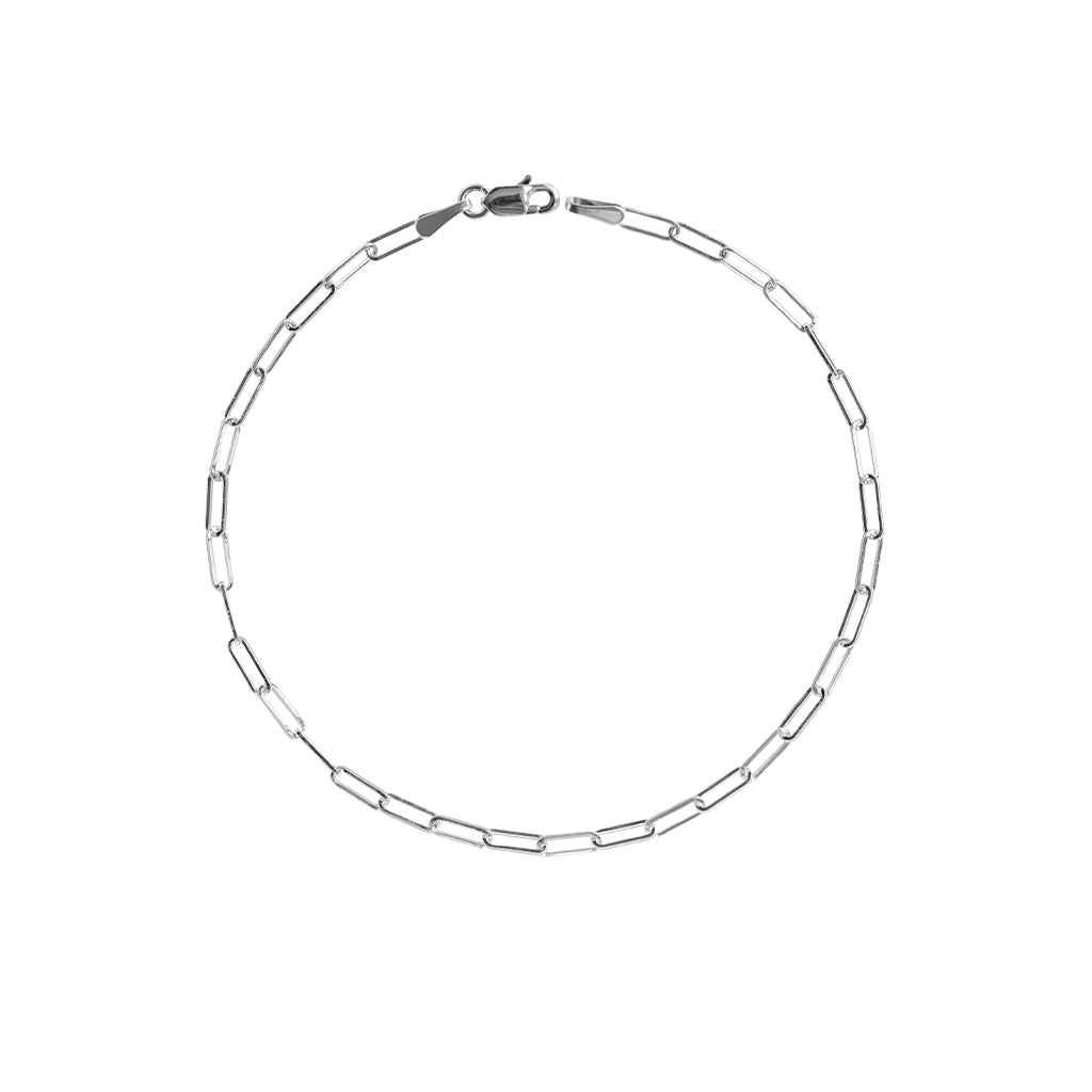 Mini Additions™ Holiday Paperclip Bracelet in Sterling Silver