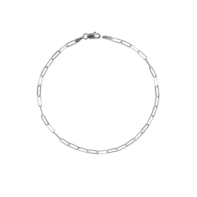 Mini Additions™ Holiday Paperclip Bracelet in Sterling Silver