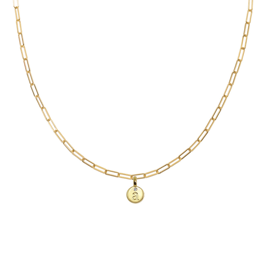 Mini Additions™ Letters Paperclip Necklace