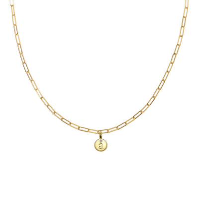 Mini Additions™ Letters Paperclip Necklace
