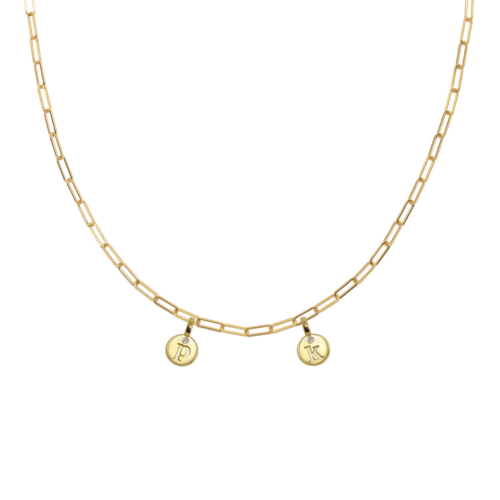 Mini Additions™ Letters Paperclip Necklace