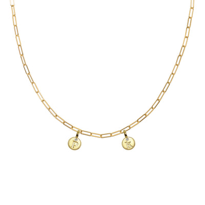 Mini Additions™ Letters Paperclip Necklace