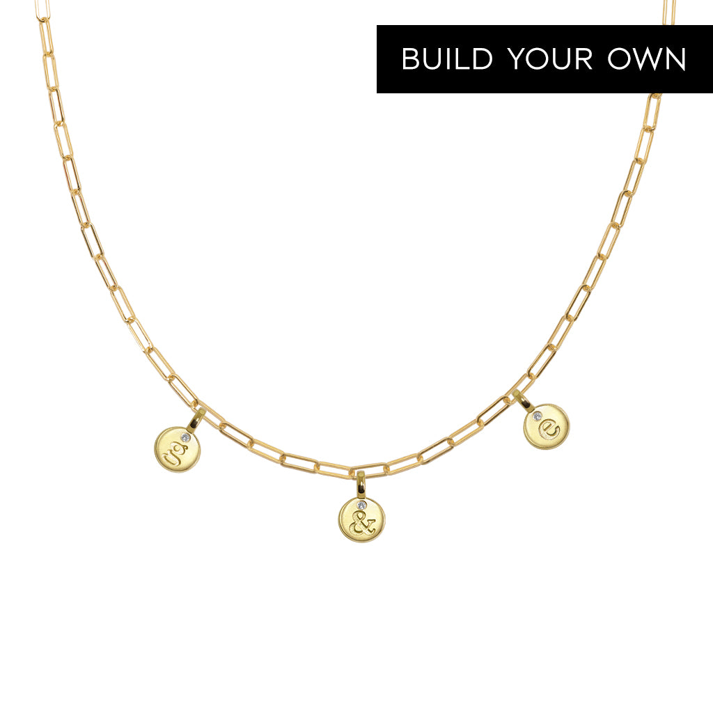 Mini Additions™ Letters Paperclip Necklace