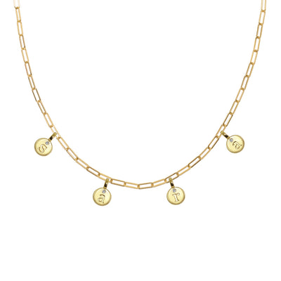 Mini Additions™ Letters Paperclip Necklace
