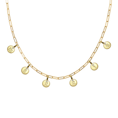 Mini Additions™ Letters Paperclip Necklace