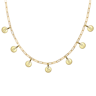 Mini Additions™ Letters Paperclip Necklace