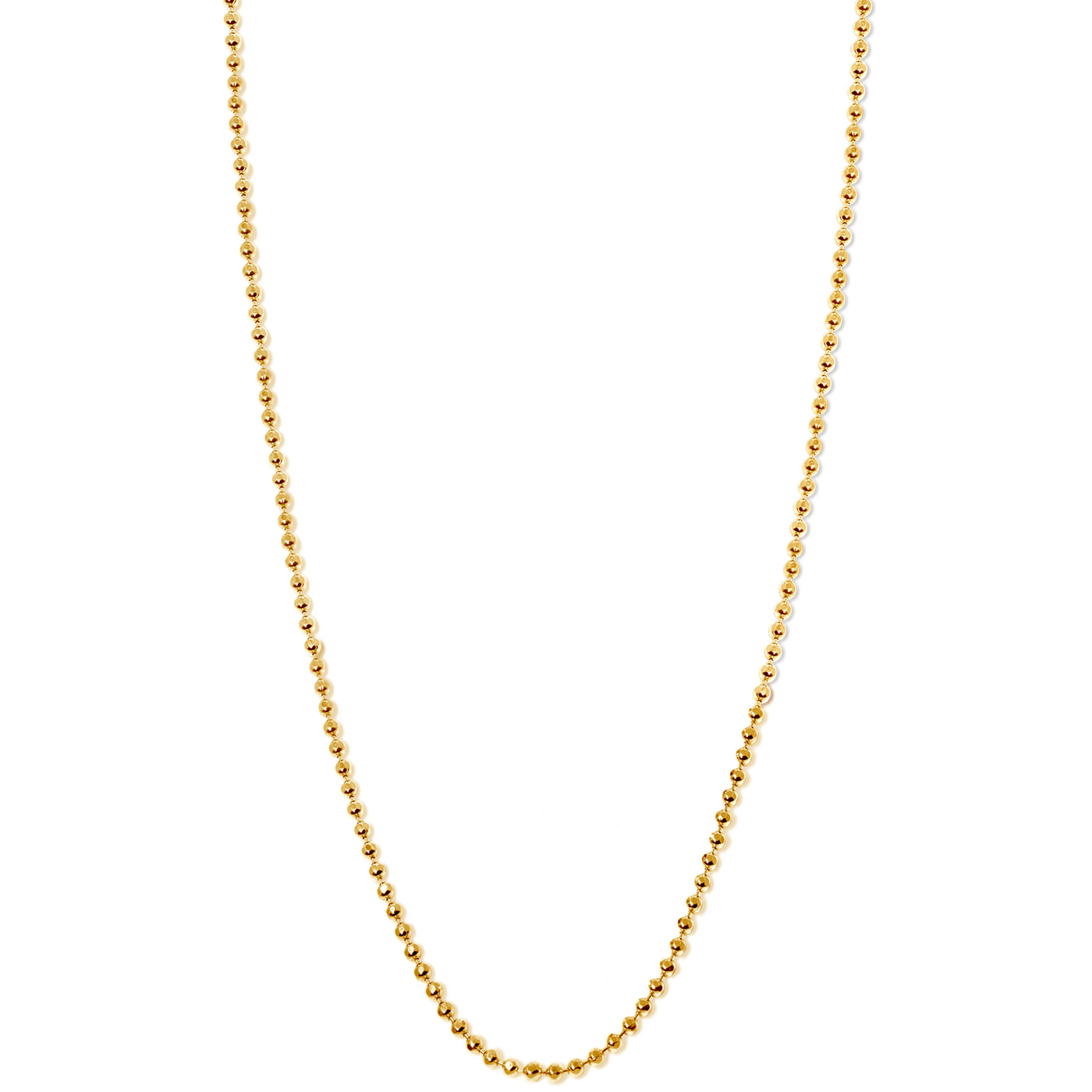 Alex Woo Disco Necklace Chain in 18kt Gold - 1 mm