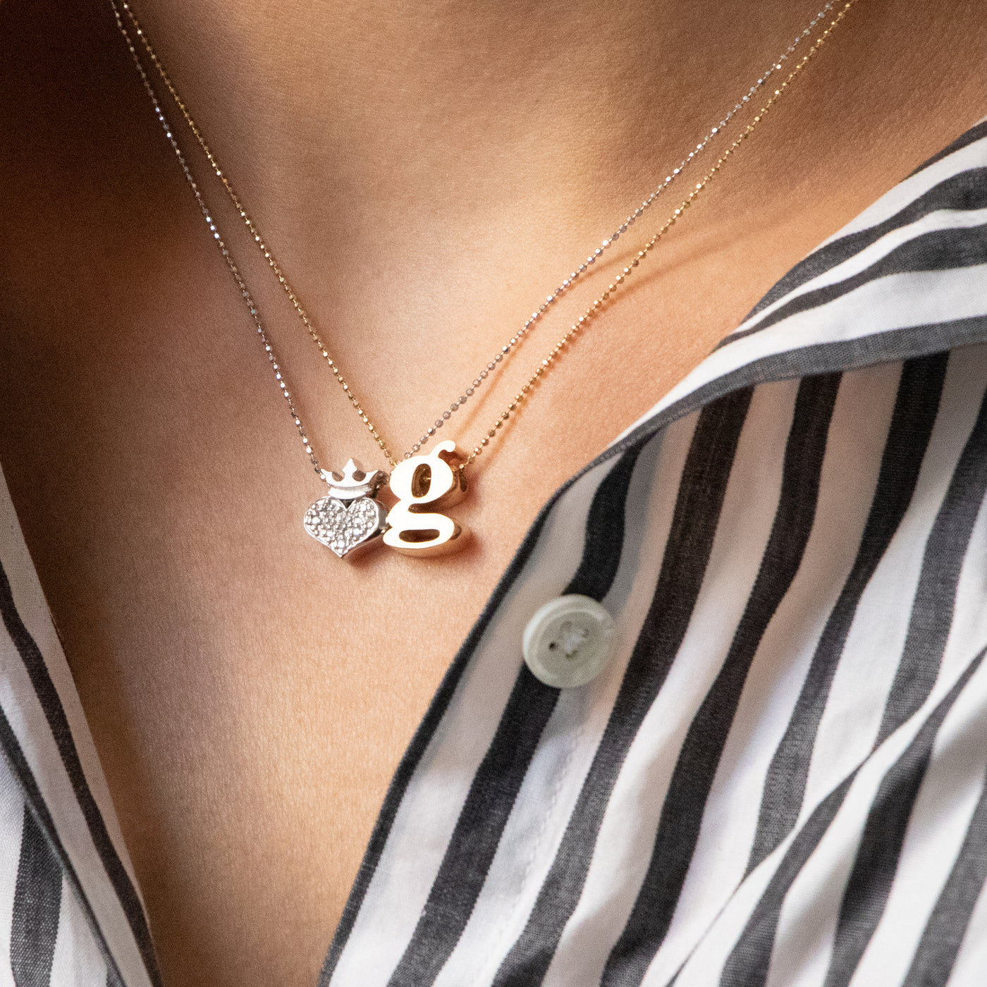 Alex Woo Letter G Initial Charm Necklace