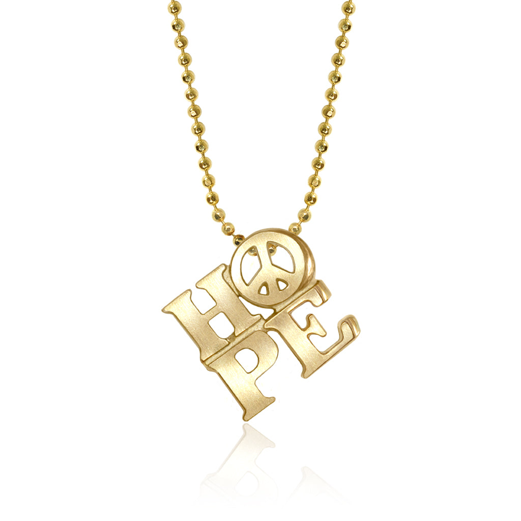 Alex Woo Activist HOPE Charm Necklace