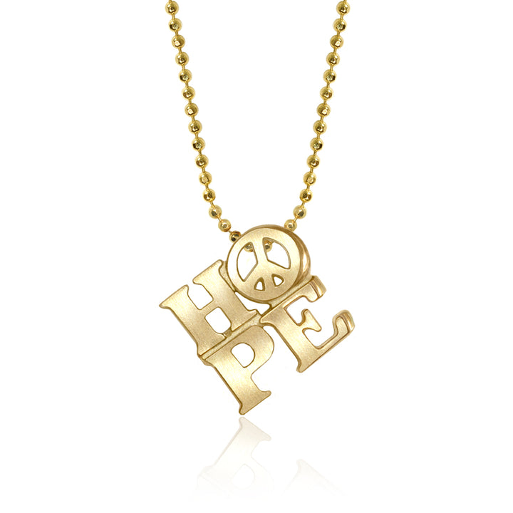 Alex Woo Activist HOPE Charm Necklace