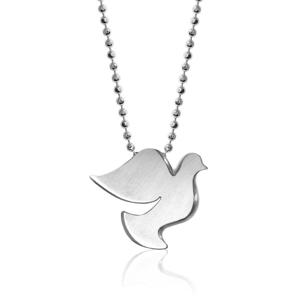 Alex Woo Activist Peace Dove Charm Necklace