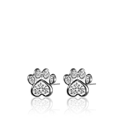 Alex Woo Pet Paw Earrings