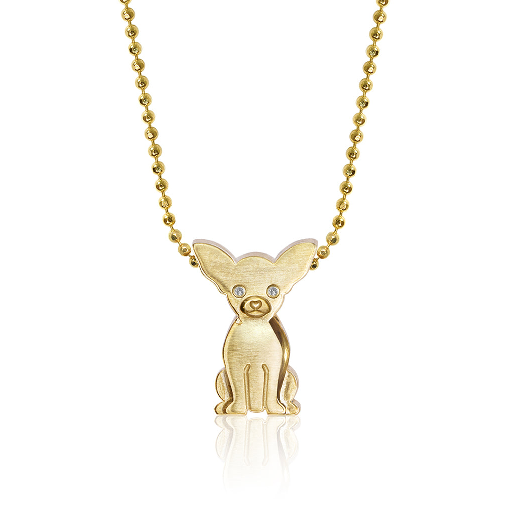 Alex Woo Pet Chihuahua Charm Necklace