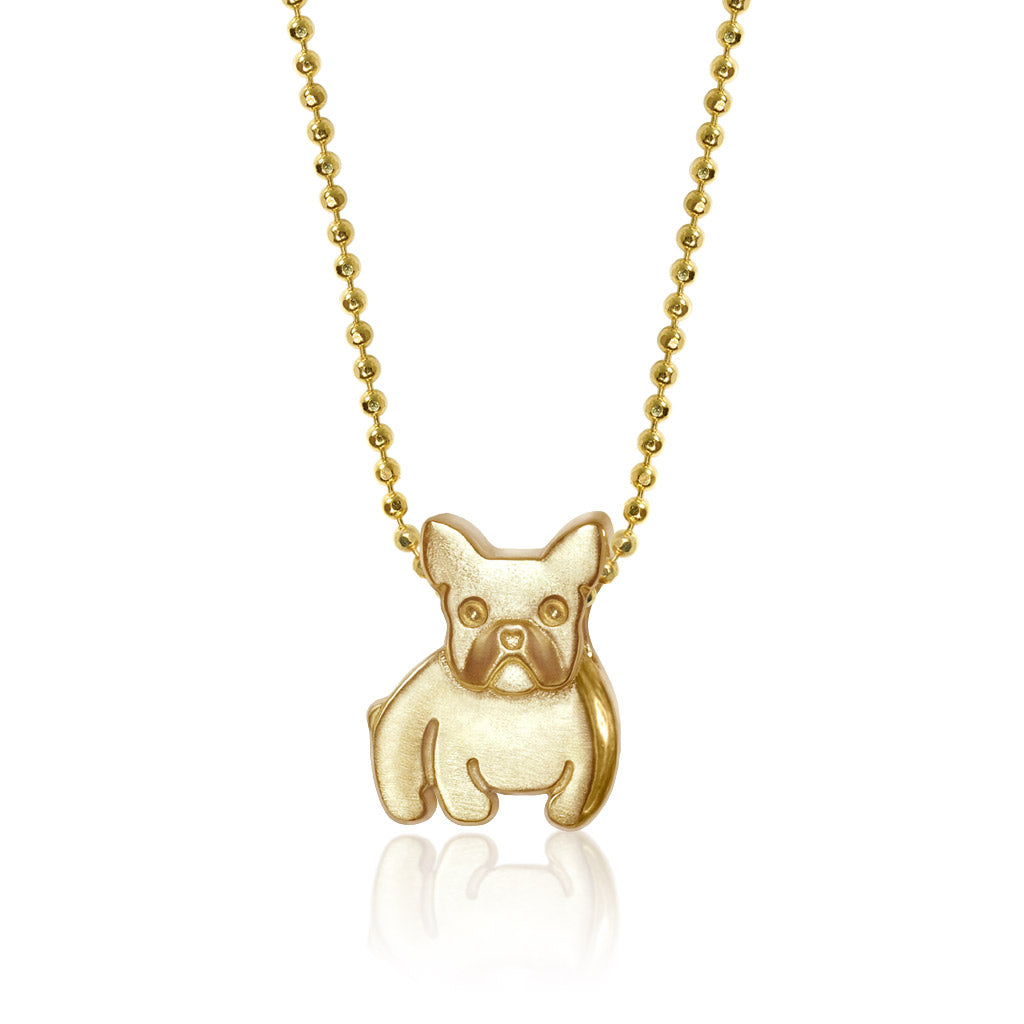 Alex Woo Pet Frenchie Charm Necklace Alex Woo Jewelry