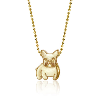 Alex Woo Pet Frenchie Charm Necklace