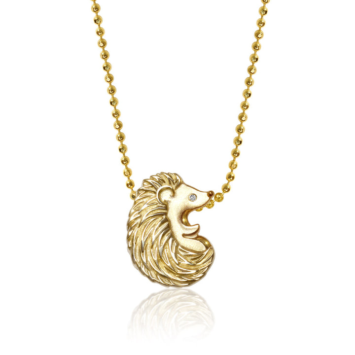 Alex Woo Animals Hedgehog Charm Necklace