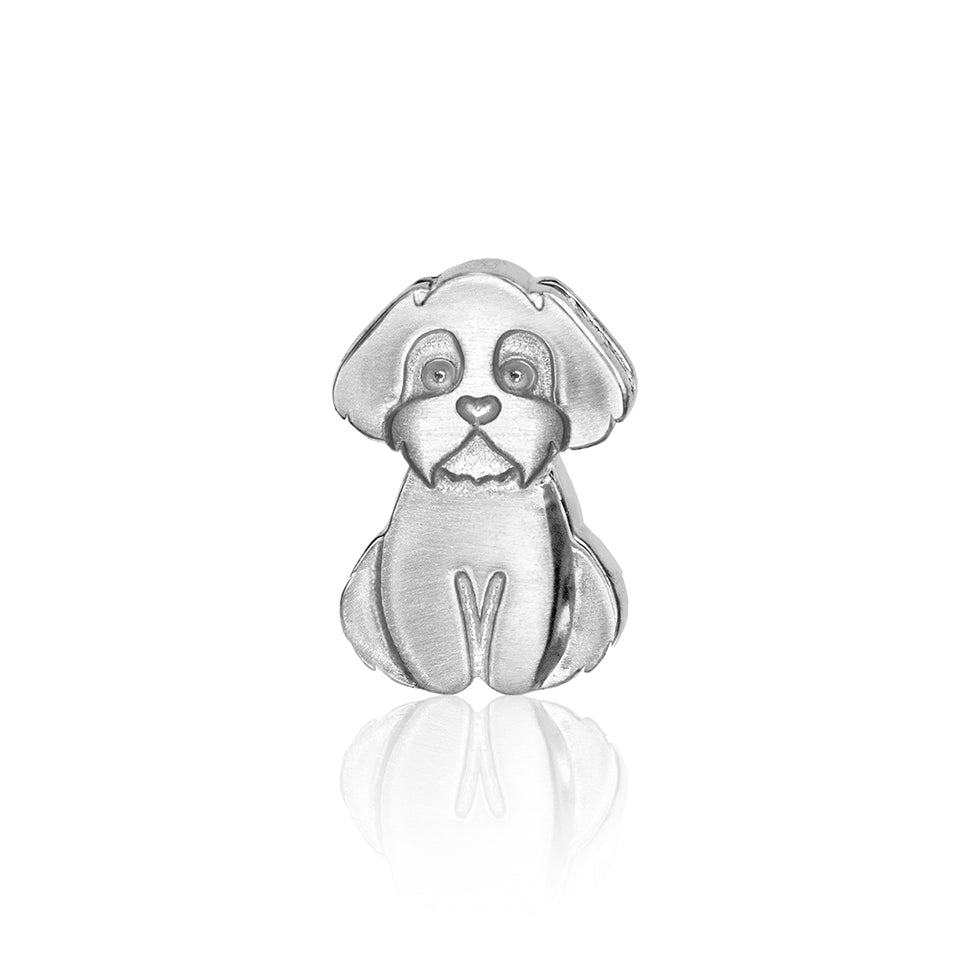 Alex Woo Pet Maltese Charm Necklace