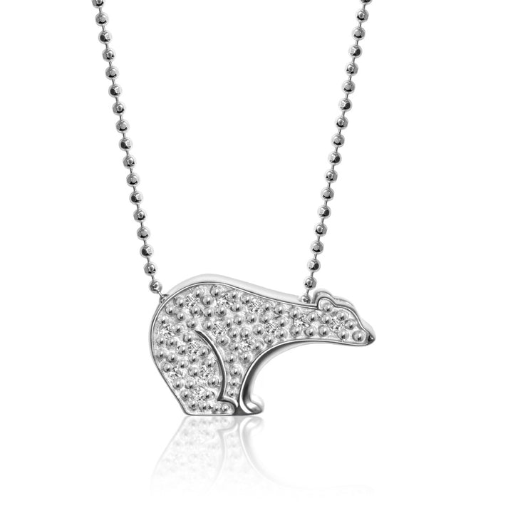 Alex Woo Animals Polar Bear Charm Necklace