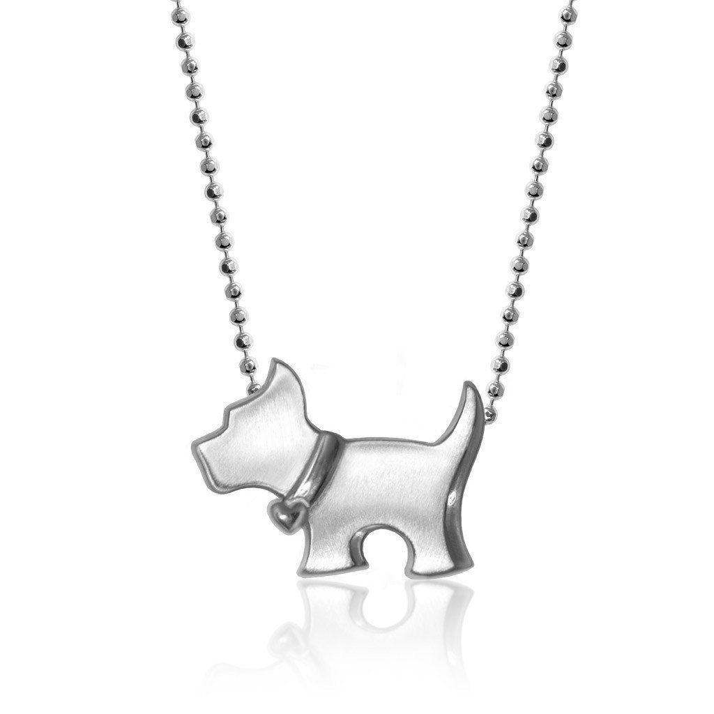 Alex Woo Pet Scottie Charm Necklace