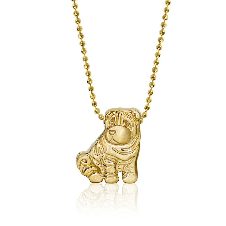 Alex Woo Pet Shar Pei Charm Necklace