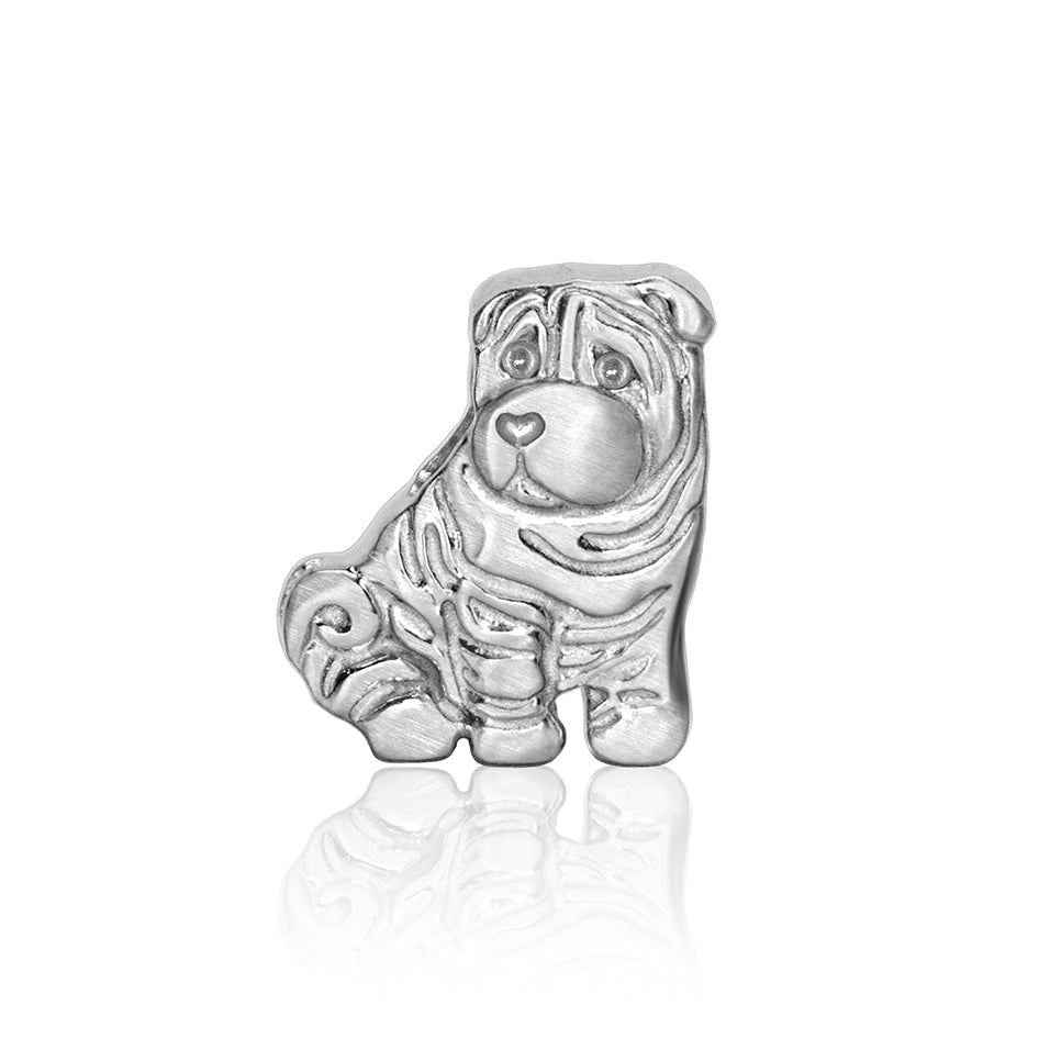 Alex Woo Pet Shar Pei Charm Necklace