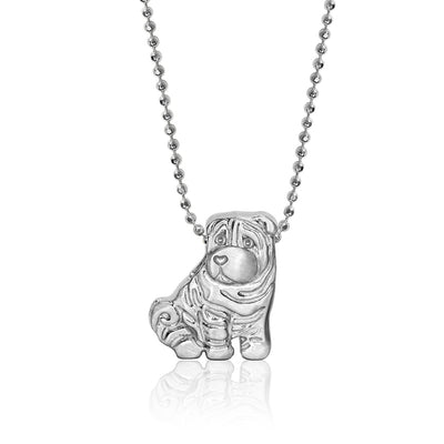 Alex Woo Pet Shar Pei Charm Necklace