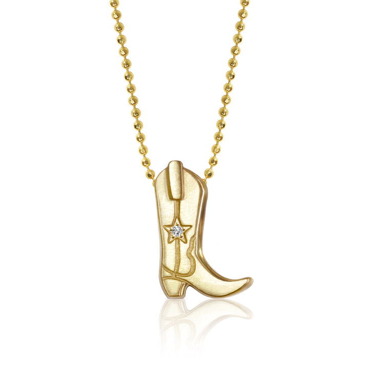 Alex Woo Cities Cowboy Boot Charm Necklace