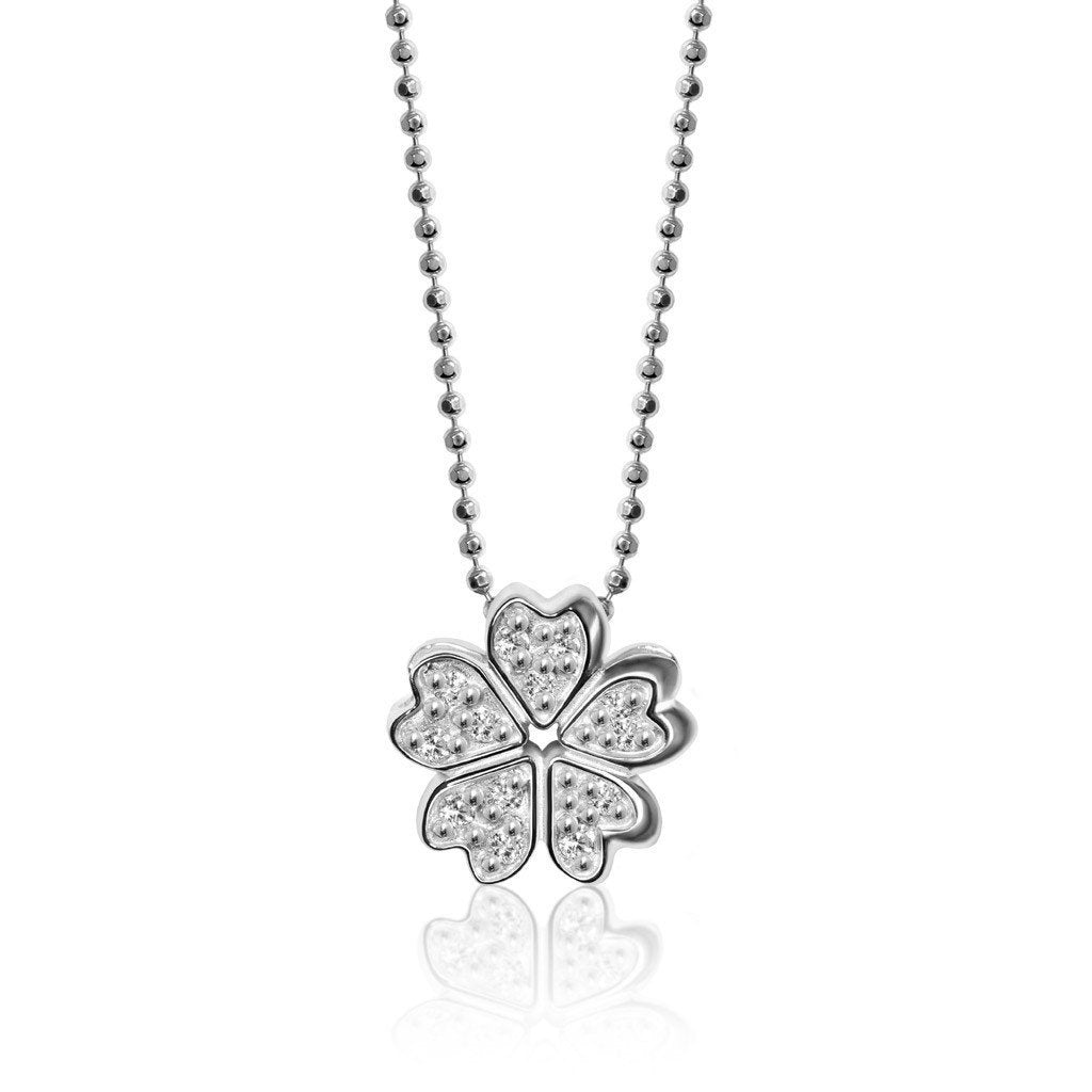 Alex Woo Cities Cherry Blossom Charm Necklace