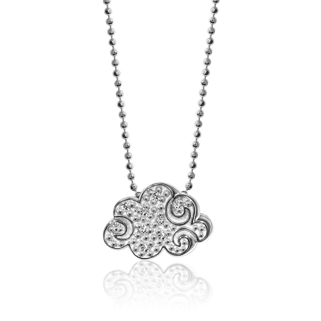 Alex Woo Cities Cloud Charm Necklace