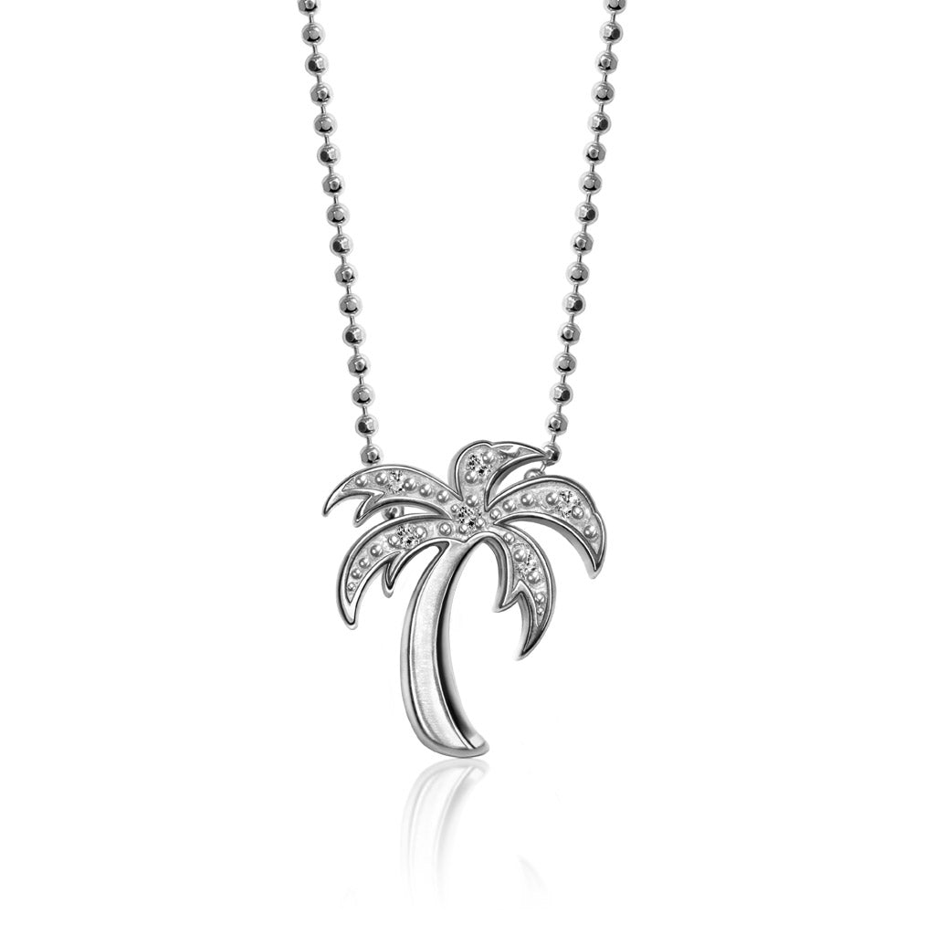 Alex Woo Cities Palm Tree Charm Necklace