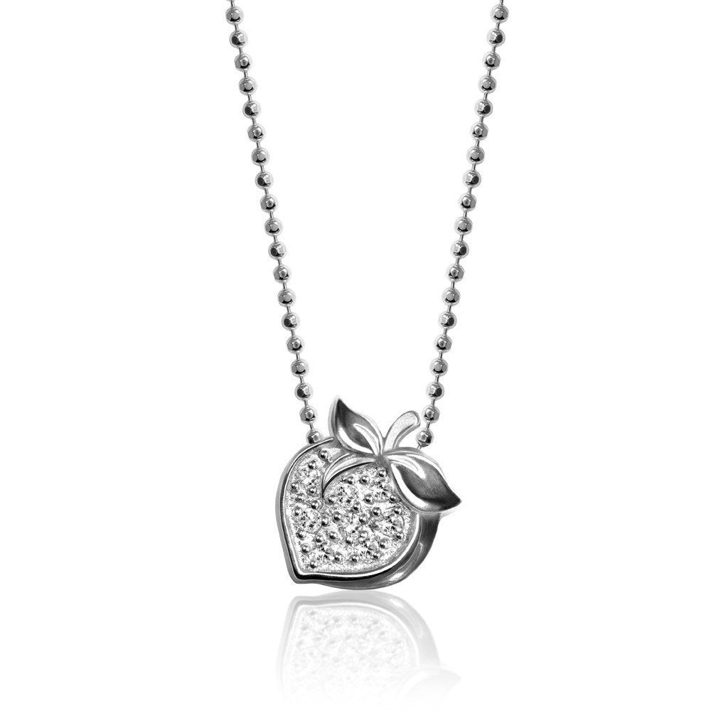 Alex Woo Cities Peach Charm Necklace
