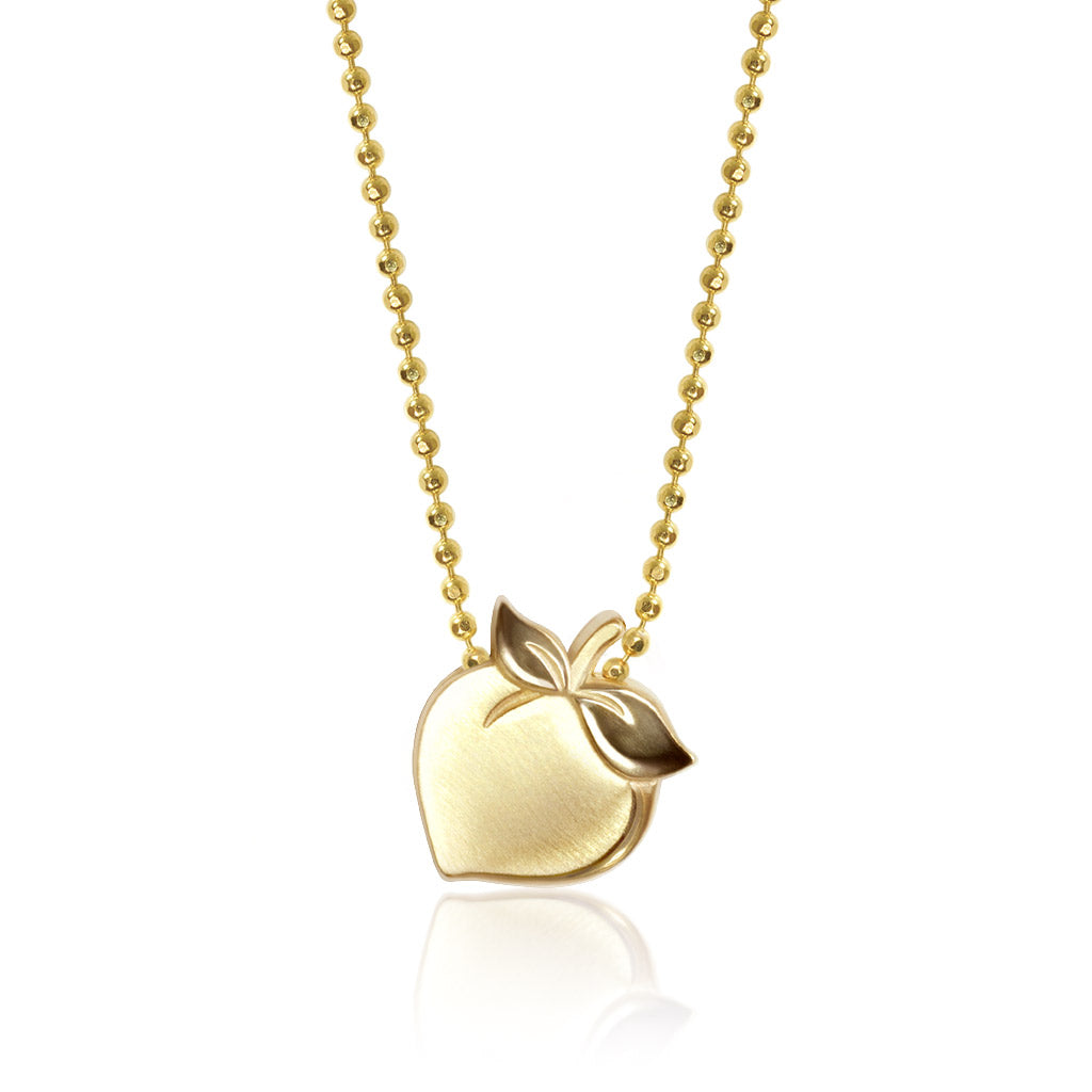Alex Woo Cities Peach Charm Necklace