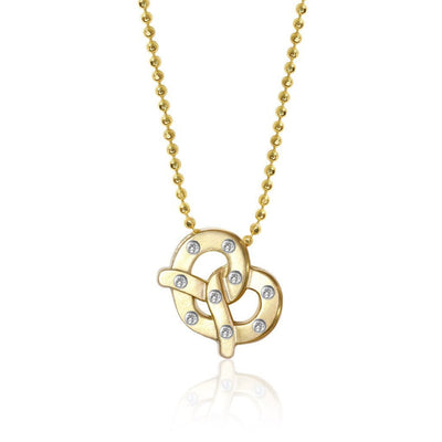 Alex Woo Cities Pretzel Charm Necklace