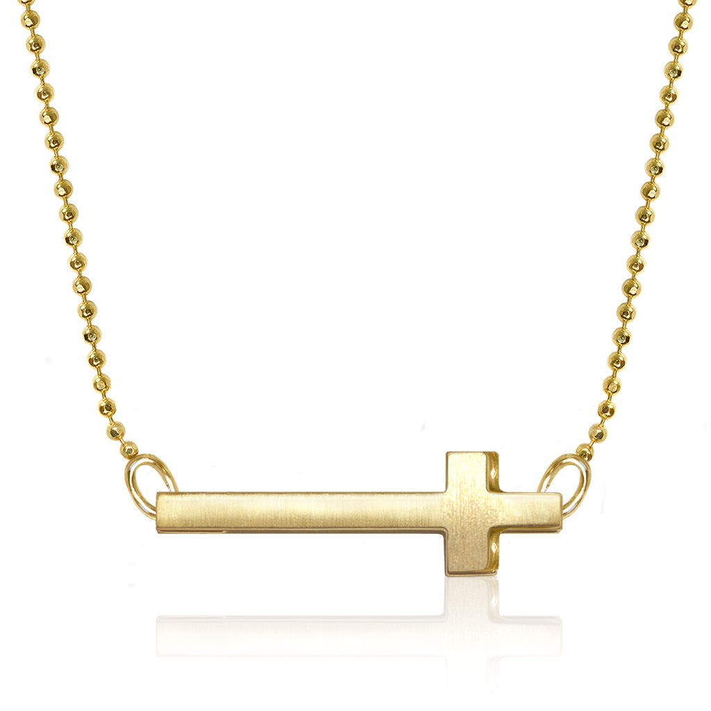 Alex Woo Elements Cross Charm Necklace