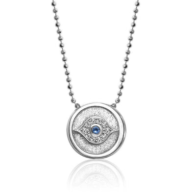 Alex Woo Faith Evil Eye Charm Necklace