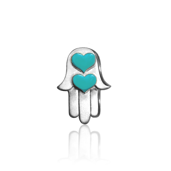 Alex Woo Faith Hamsa Hand Charm Necklace