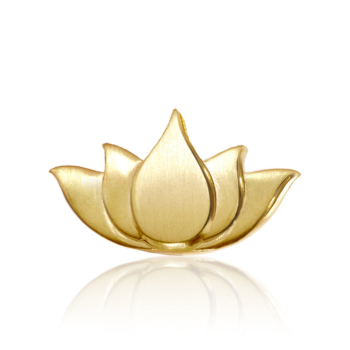 Alex Woo Faith Lotus Blossom Charm Necklace