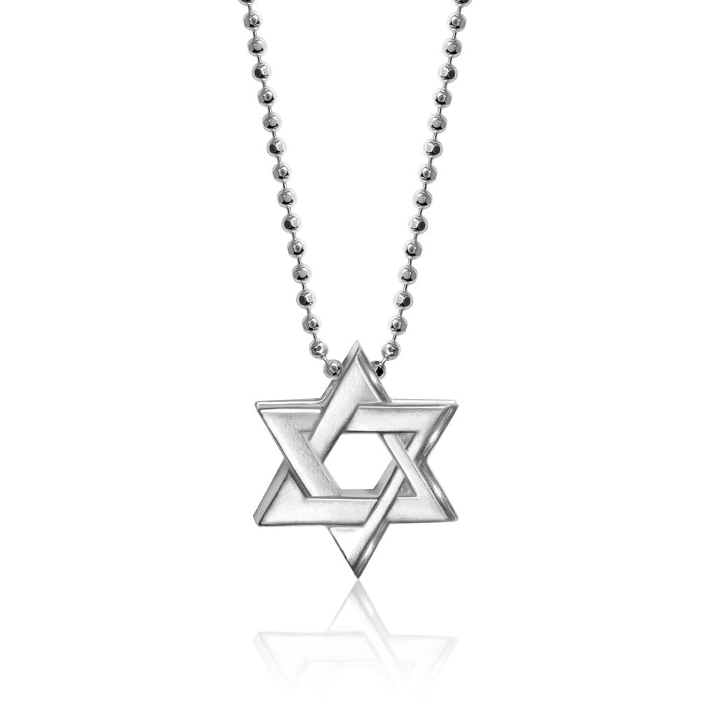 Alex Woo Faith Star of David Charm Necklace